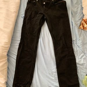 Black mens jeans- buck mason